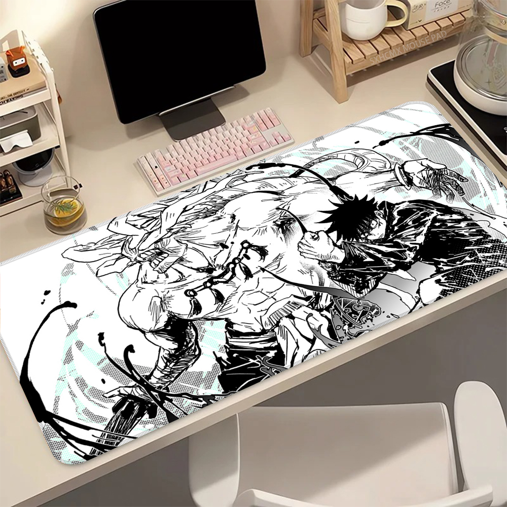 Desk Setup Ergonomic - MahoRaga Mouse Pad Cartoon Anime Gaming