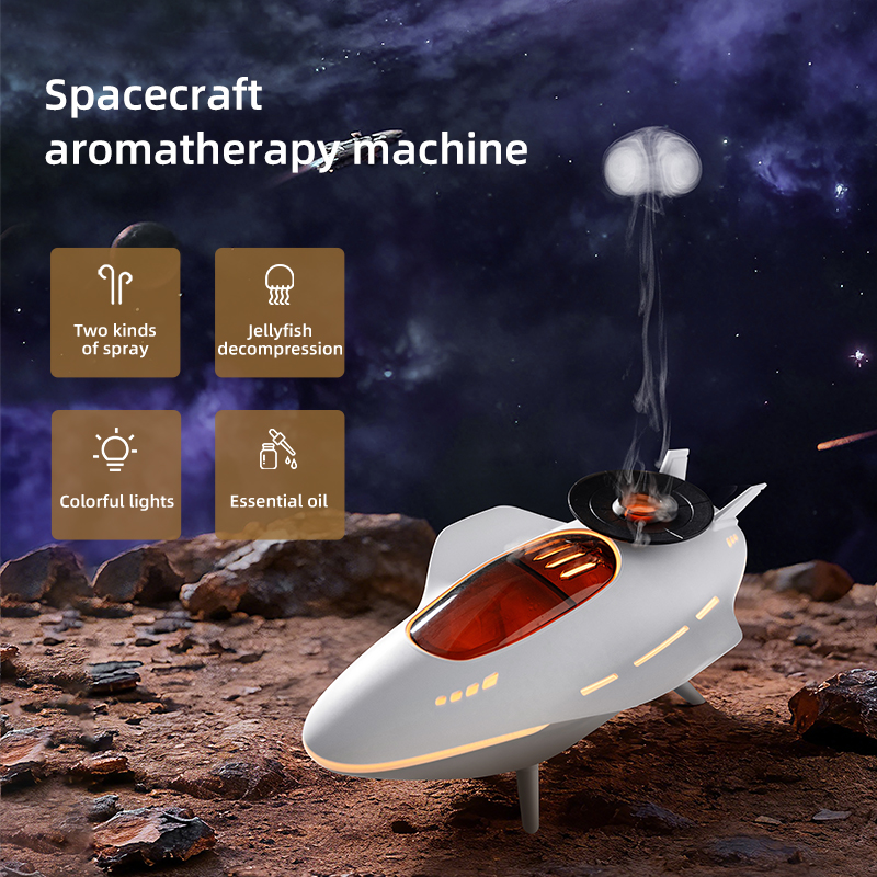 Desk Setup Essentials - Spacecraft Air Humidifier Essential Oil Diffuser