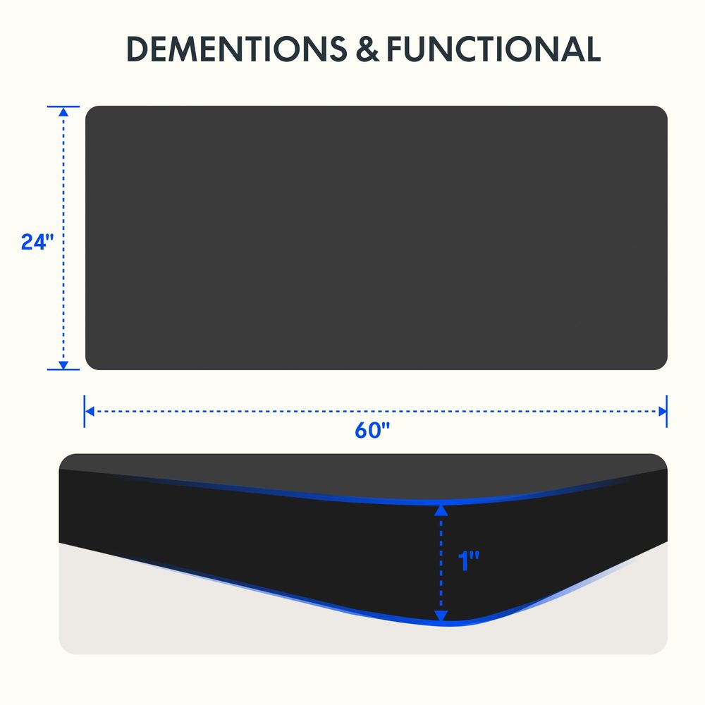 Desk Setup For Studying - 60x24 OnePiece Electric Standing Desk, 1