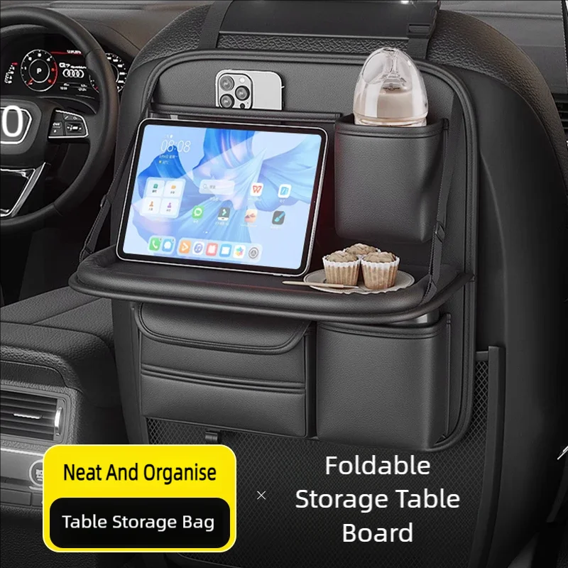 Desk Setup Essentials - JFBONIN Car Seat Back Storage Bag