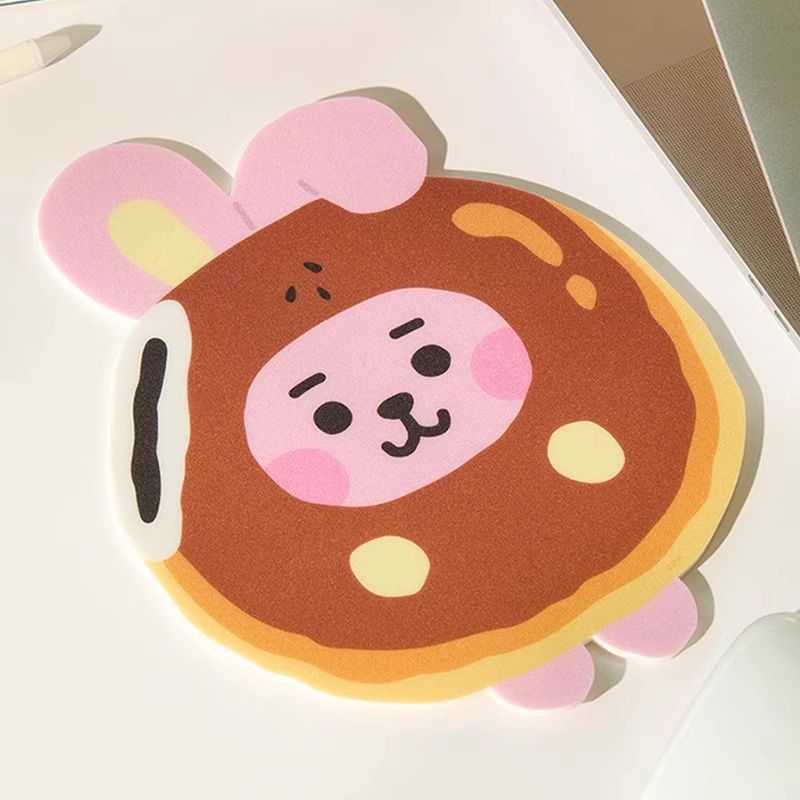 Desk Setup Ergonomic - BT21 Cartoon Baking Bakery Series Mouse