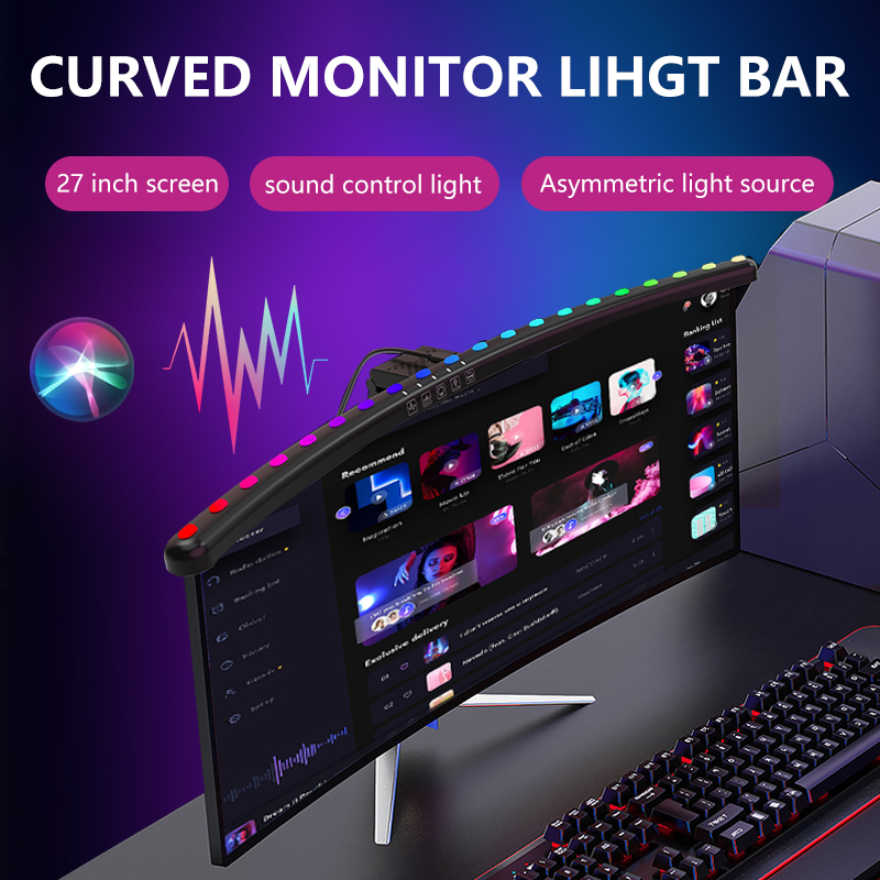 RGB Light Bar Monitor Smart Wi - Setup Desk Monitor avaliação e preço