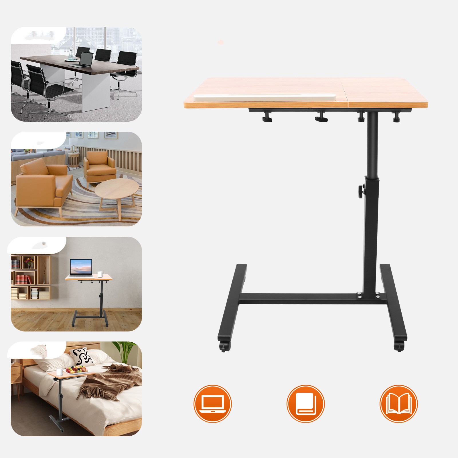 Mobile Laptop Table Adjustable - Desk Setup Maker avaliação e preço