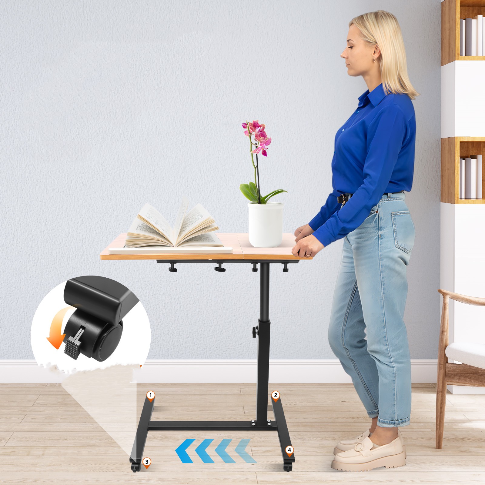Mobile Laptop Table Adjustable - Desk Setup Maker avaliação e preço