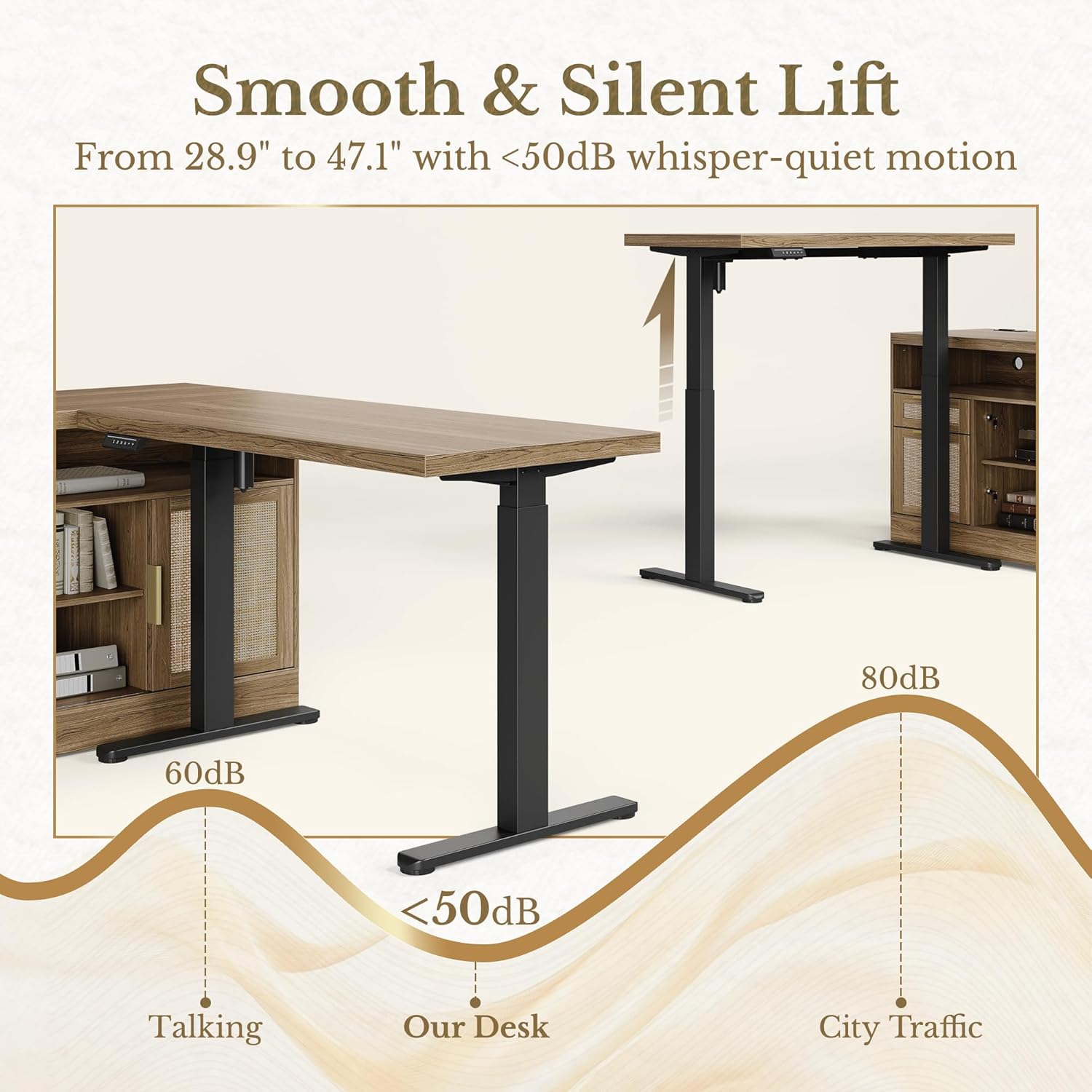 Home Office Furniture Set, 48' - Desk Setup Kit avaliação e preço
