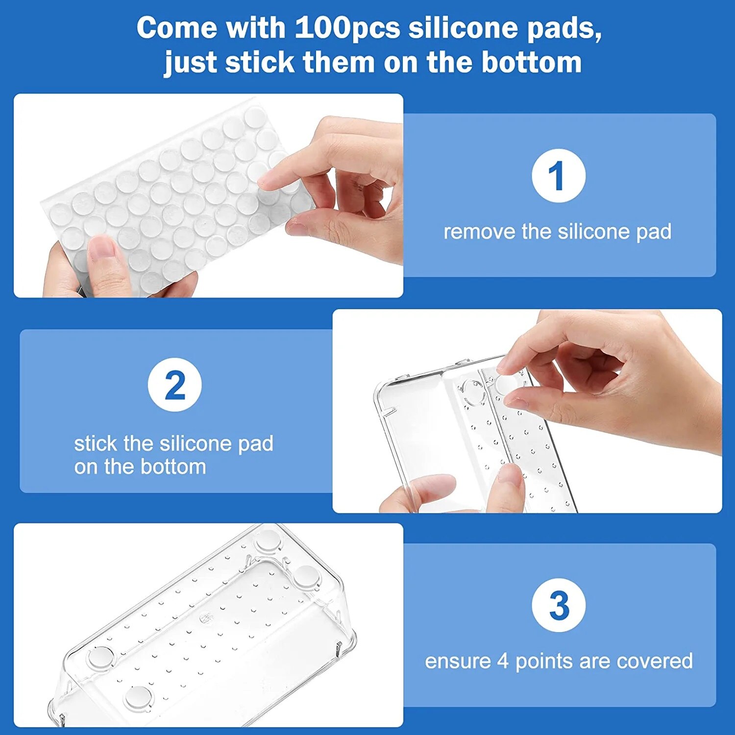 7/16Pcs Clear Plastic Drawer O - Desk Setup Kit avaliação e preço