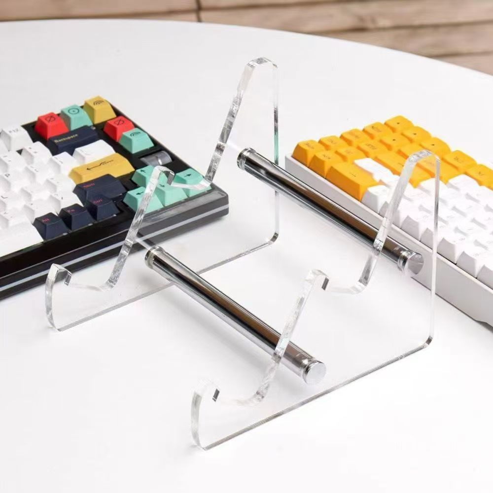 Acrylic Mechanical Keyboard Di - Gaming Setup Desk avaliação e preço