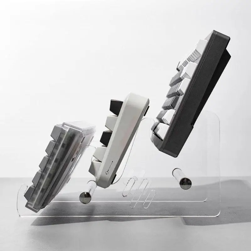 Acrylic Mechanical Keyboard Di - Gaming Setup Desk avaliação e preço