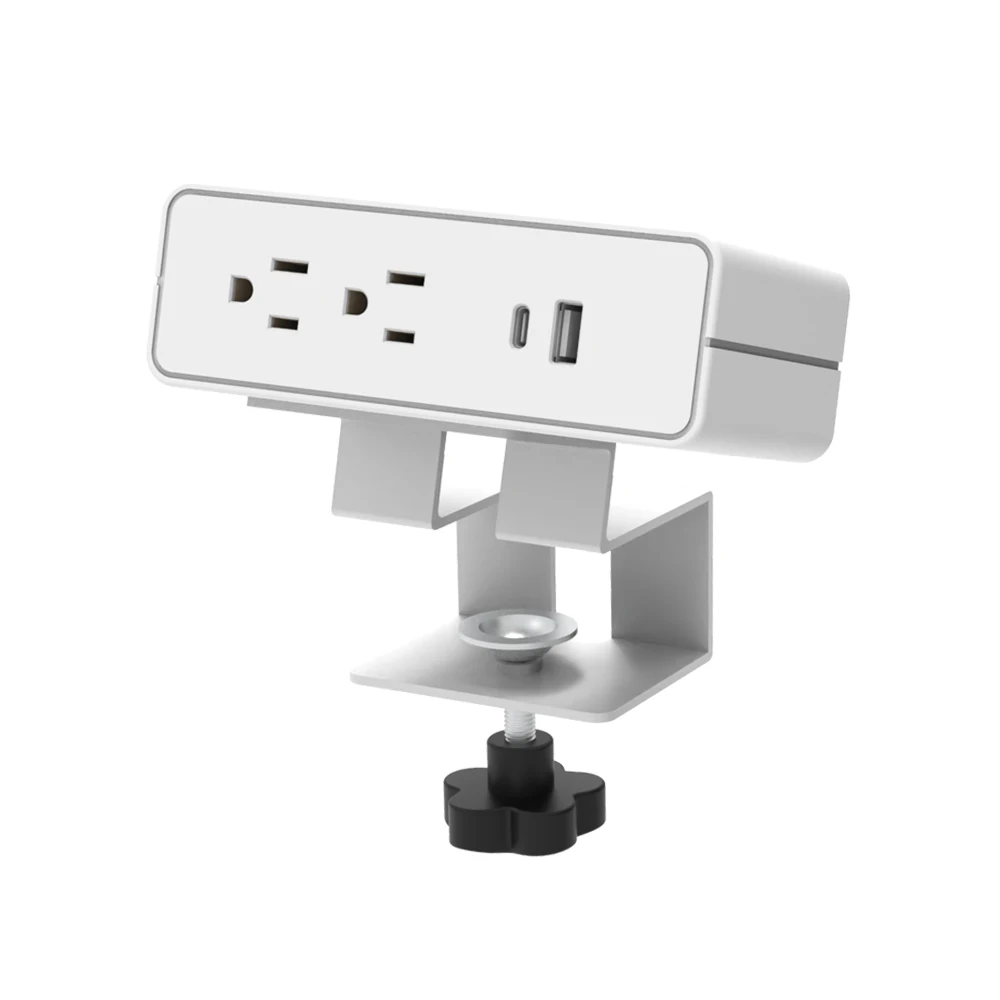 OMNI Desk Clamp Ac Power & Usb - Desk Setup Dual Monitor avaliação e preço