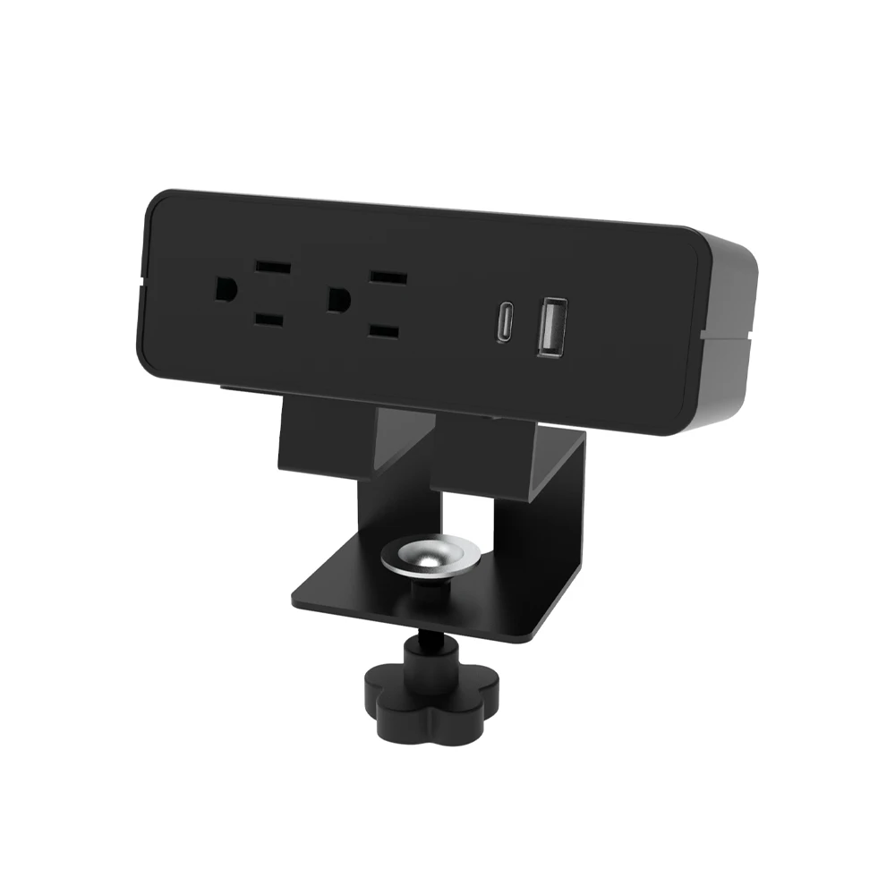 OMNI Desk Clamp Ac Power & Usb - Desk Setup Dual Monitor avaliação e preço