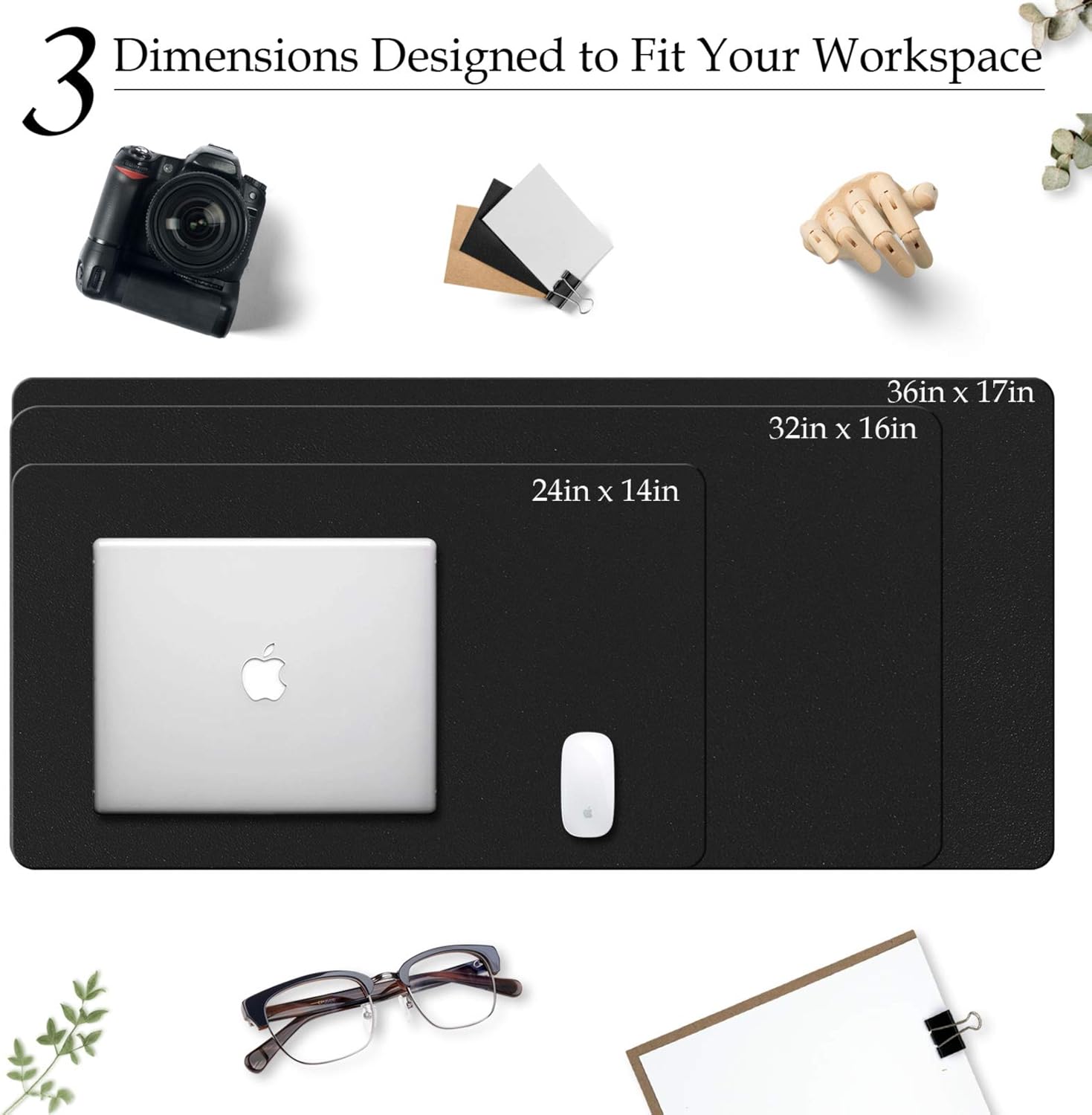 Large Size Leather Desk Pad,Of - Desk Setup Ergonomic avaliação e preço
