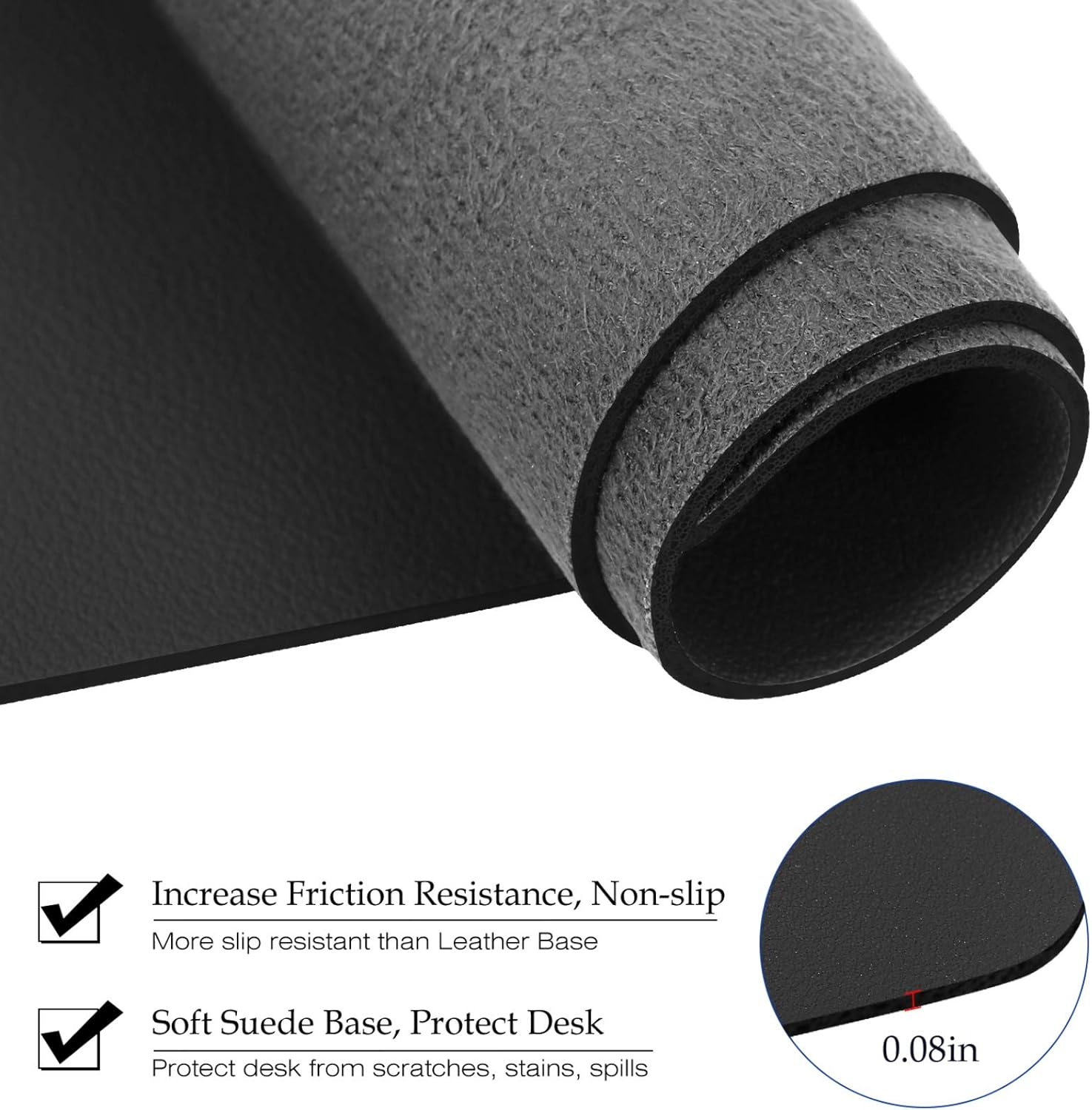 Large Size Leather Desk Pad,Of - Desk Setup Ergonomic avaliação e preço