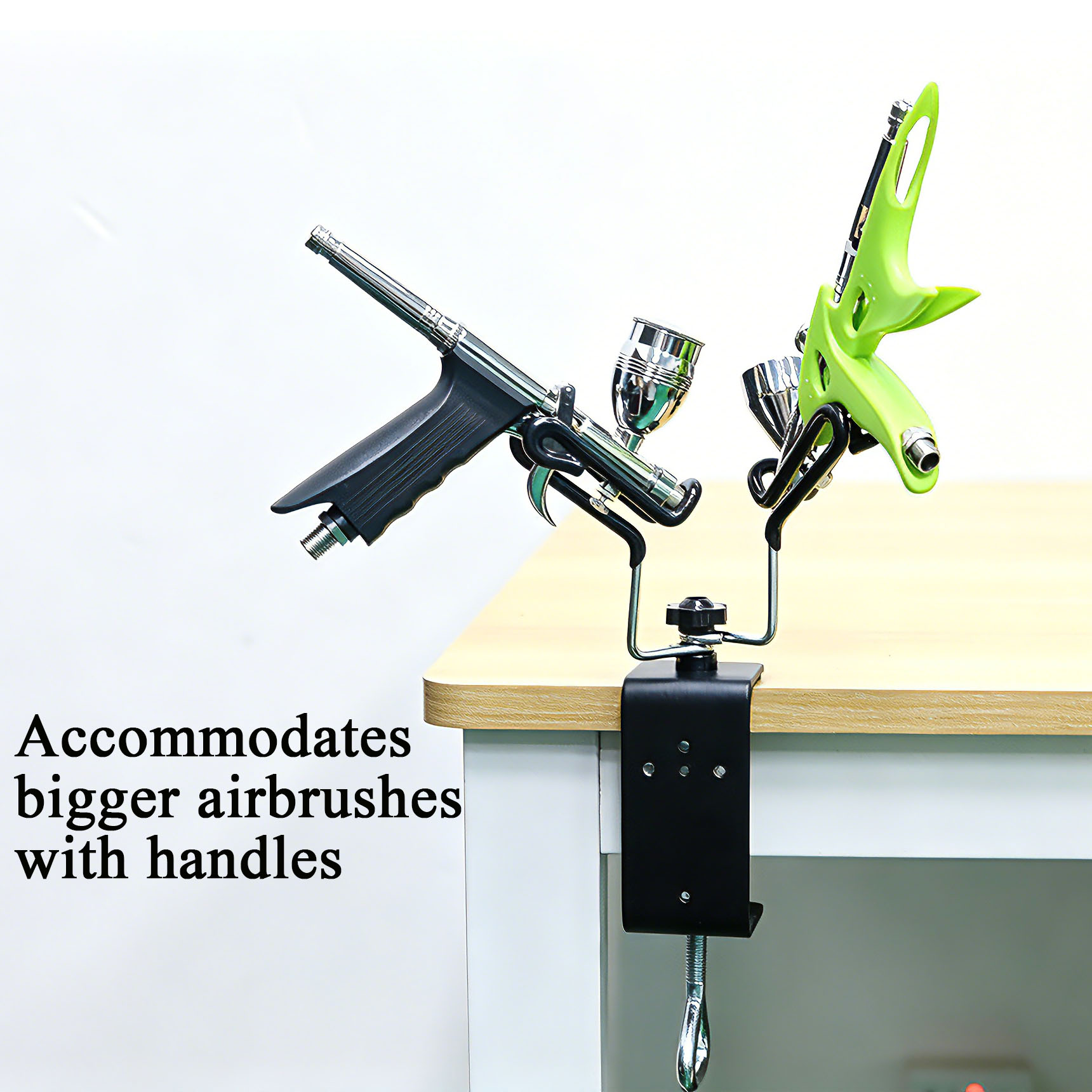 Large Airbrush Holder for Hand - Desk Setup Kit avaliação e preço