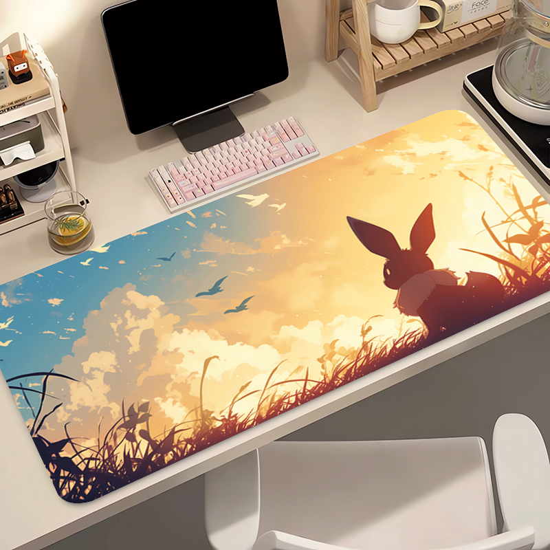 Anime Mouse Pad Pokemon Eevee  - Desk Setup Ergonomic avaliação e preço