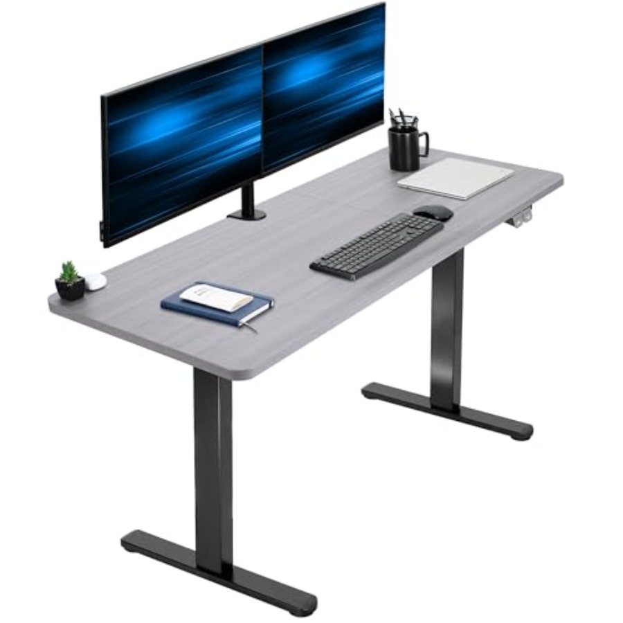 Electric 60 x 24 inch Stand Up - Desk Setup Kit avaliação e preço