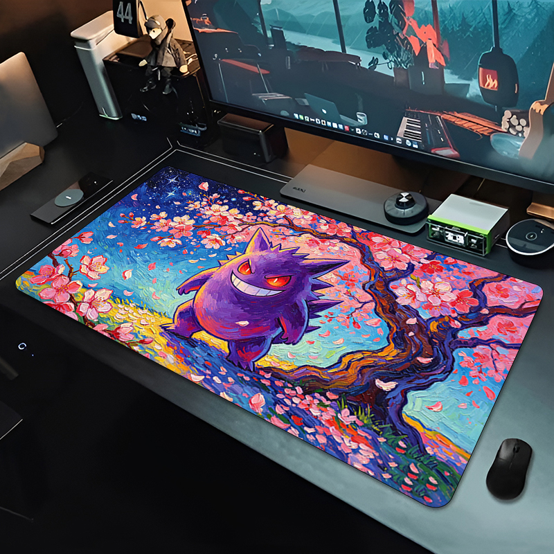 Mouse Pad sakura Gengar Gaming - Desk Setup Ergonomic avaliação e preço