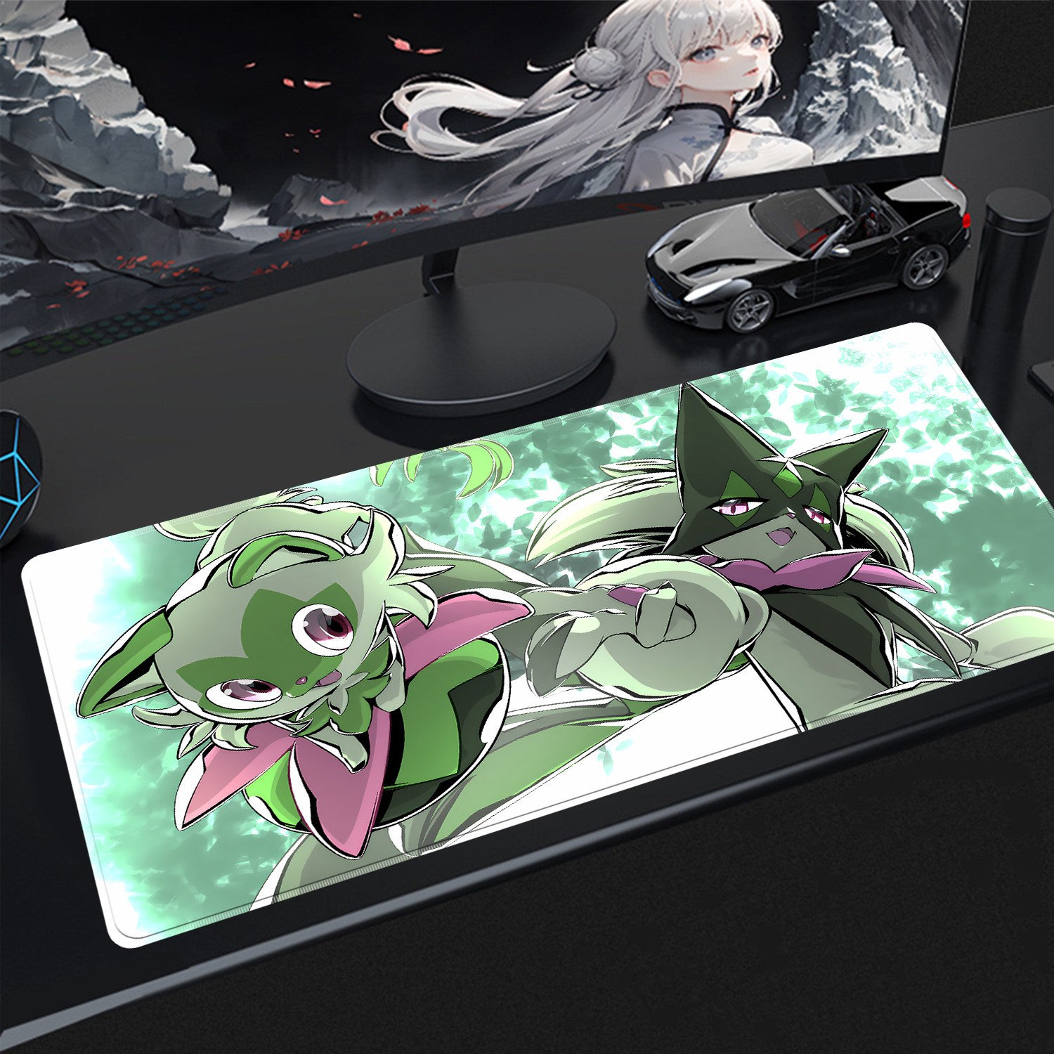 Kawaii Pokemon Meowscarada Gam - Desk Setup Ergonomic avaliação e preço