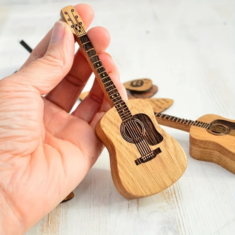 1 Set Creative Guitar Pick Dis - Desk Setup Kit avaliação e preço