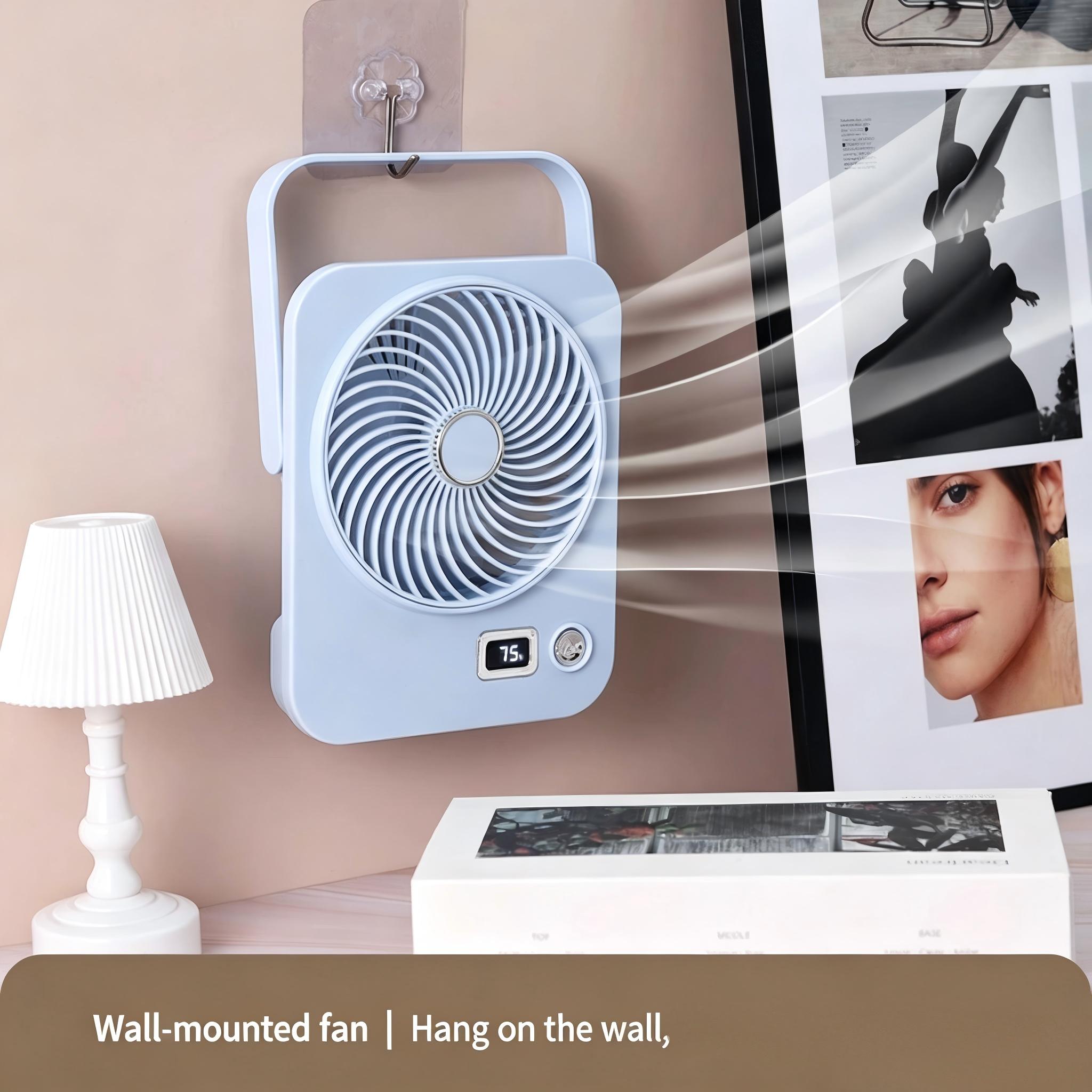 Small Desk Fan Personal Fans L - Desk Setup Essentials avaliação e preço