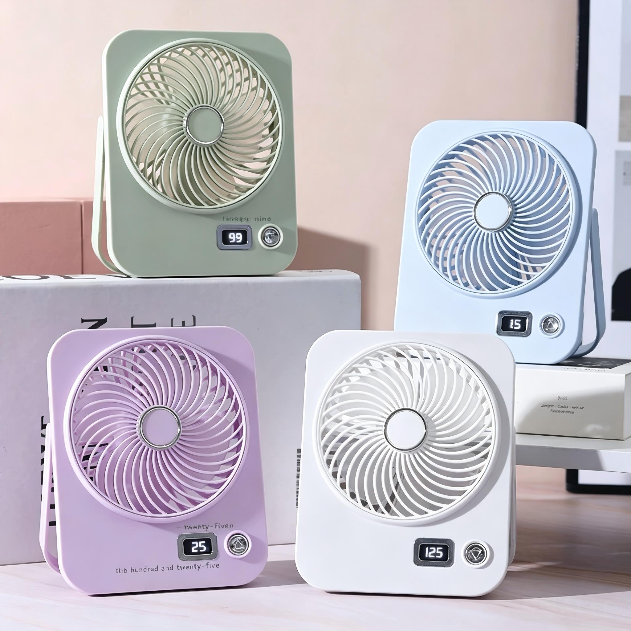 Small Desk Fan Personal Fans L - Desk Setup Essentials avaliação e preço