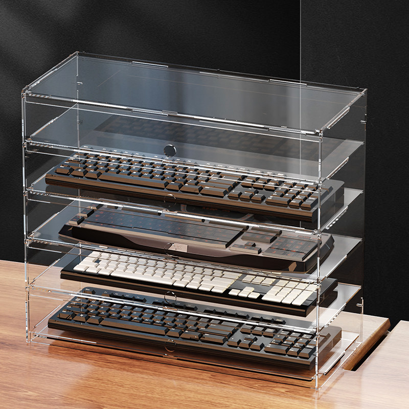 Premium Clear Acrylic Dustproo - Gaming Setup Desk avaliação e preço