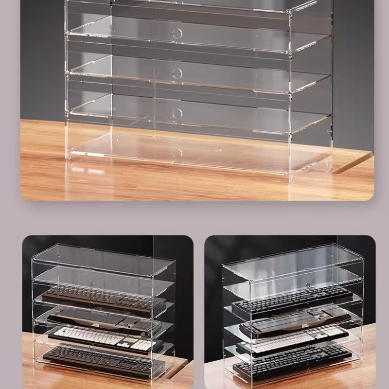 Premium Clear Acrylic Dustproo - Gaming Setup Desk avaliação e preço