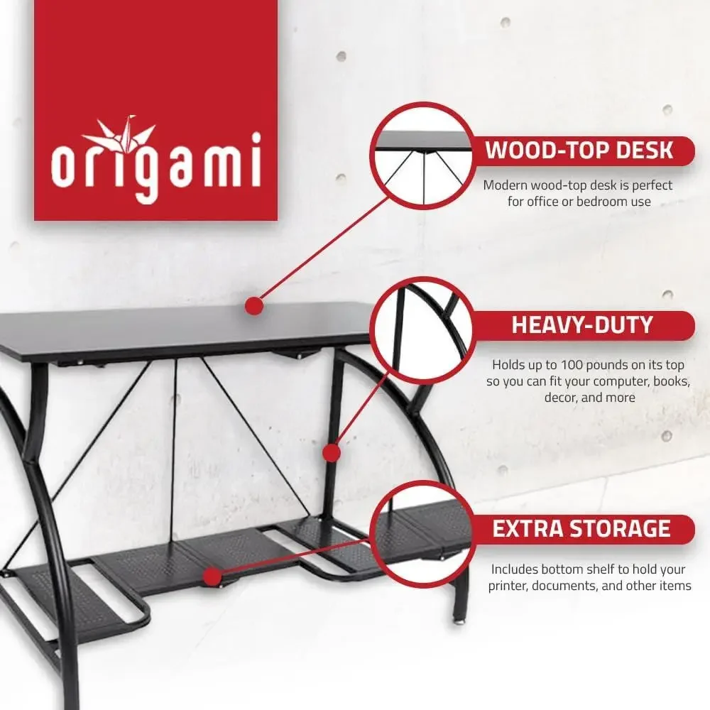 Space-Saving Foldable Desk for - Desk Setup Dual Monitor avaliação e preço