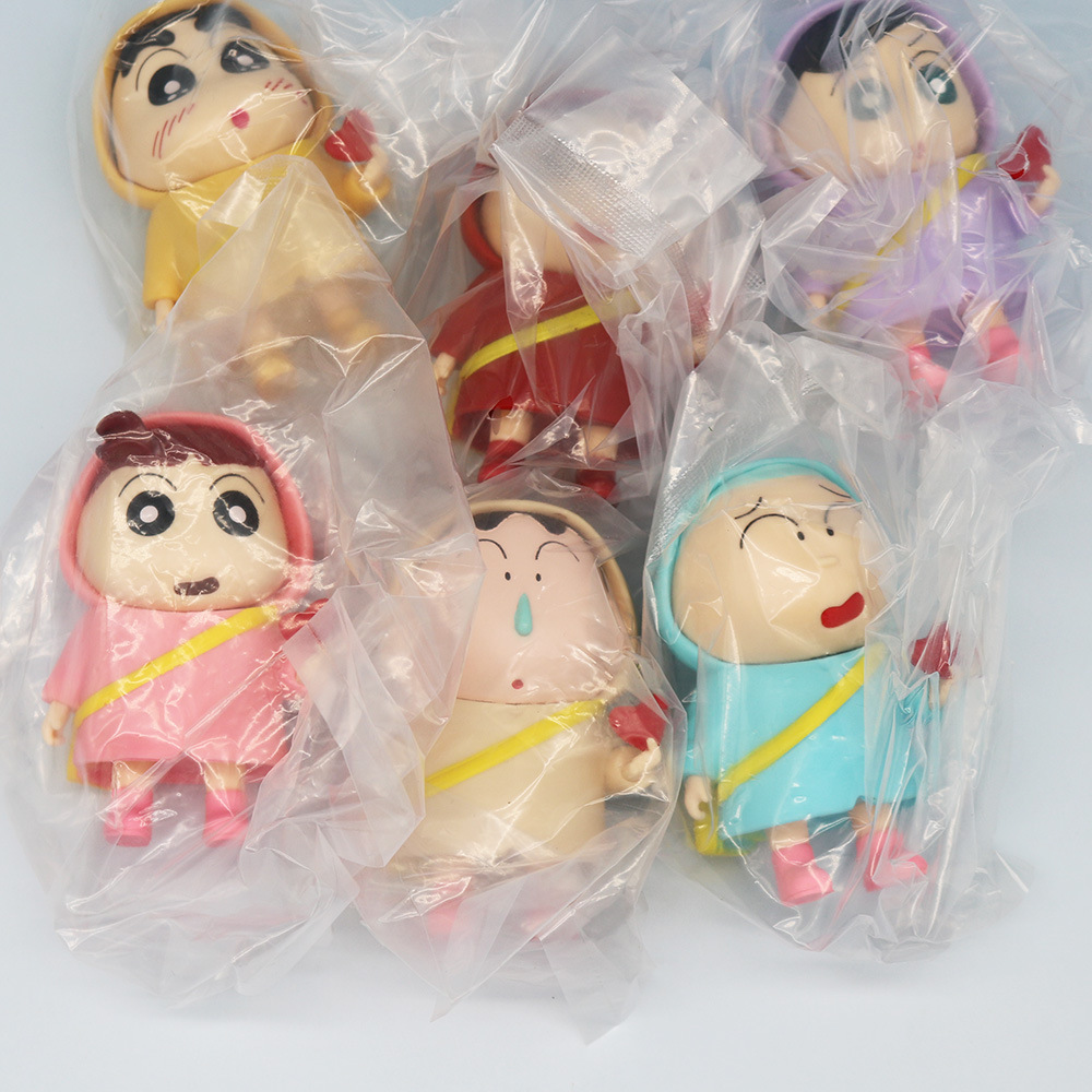 6pcs/set Anime Crayon Shin-cha - Desk Setup Kit avaliação e preço