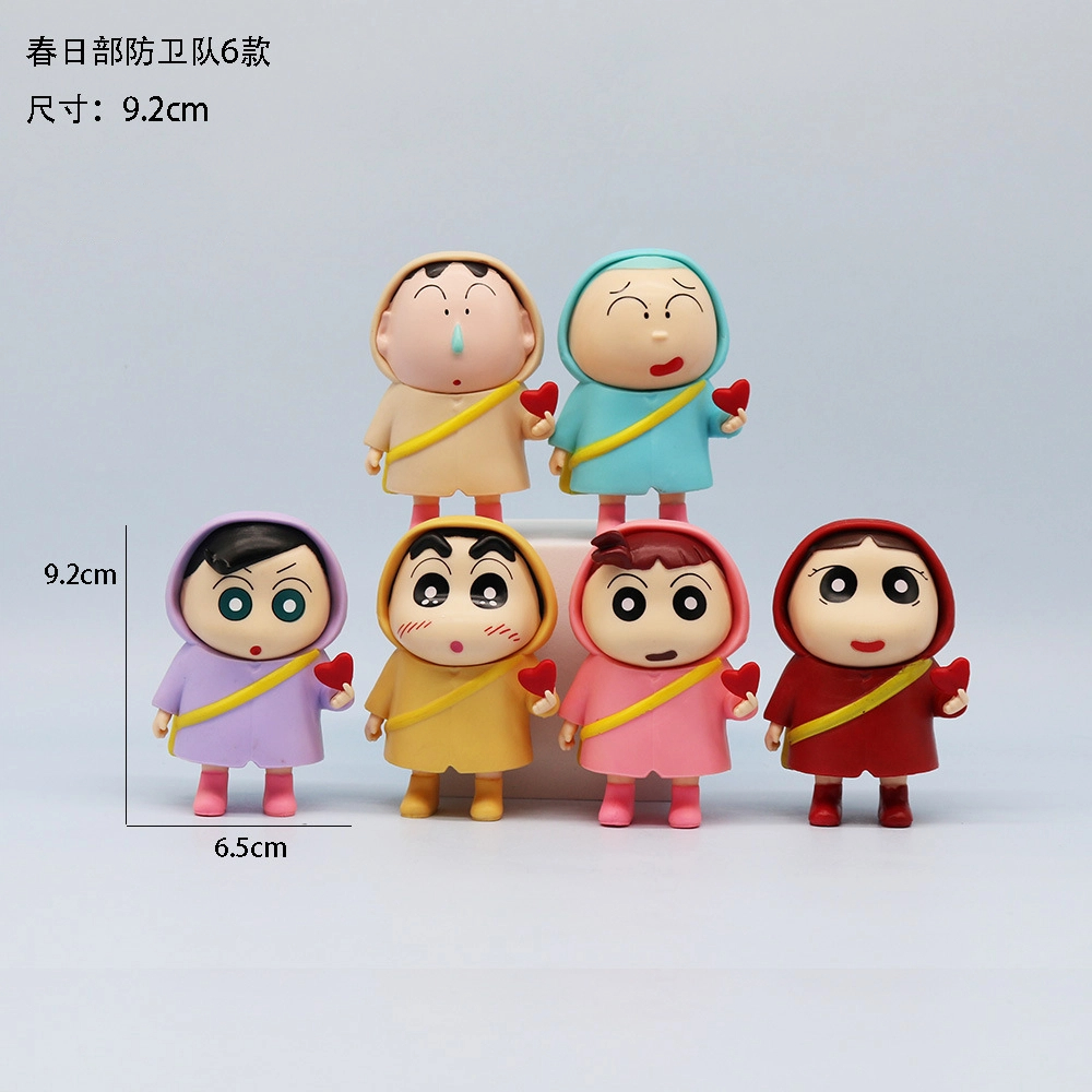 6pcs/set Anime Crayon Shin-cha - Desk Setup Kit avaliação e preço