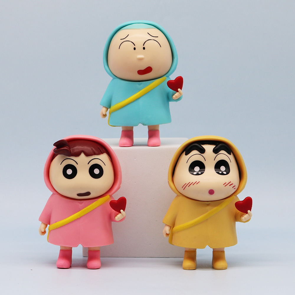 6pcs/set Anime Crayon Shin-cha - Desk Setup Kit avaliação e preço