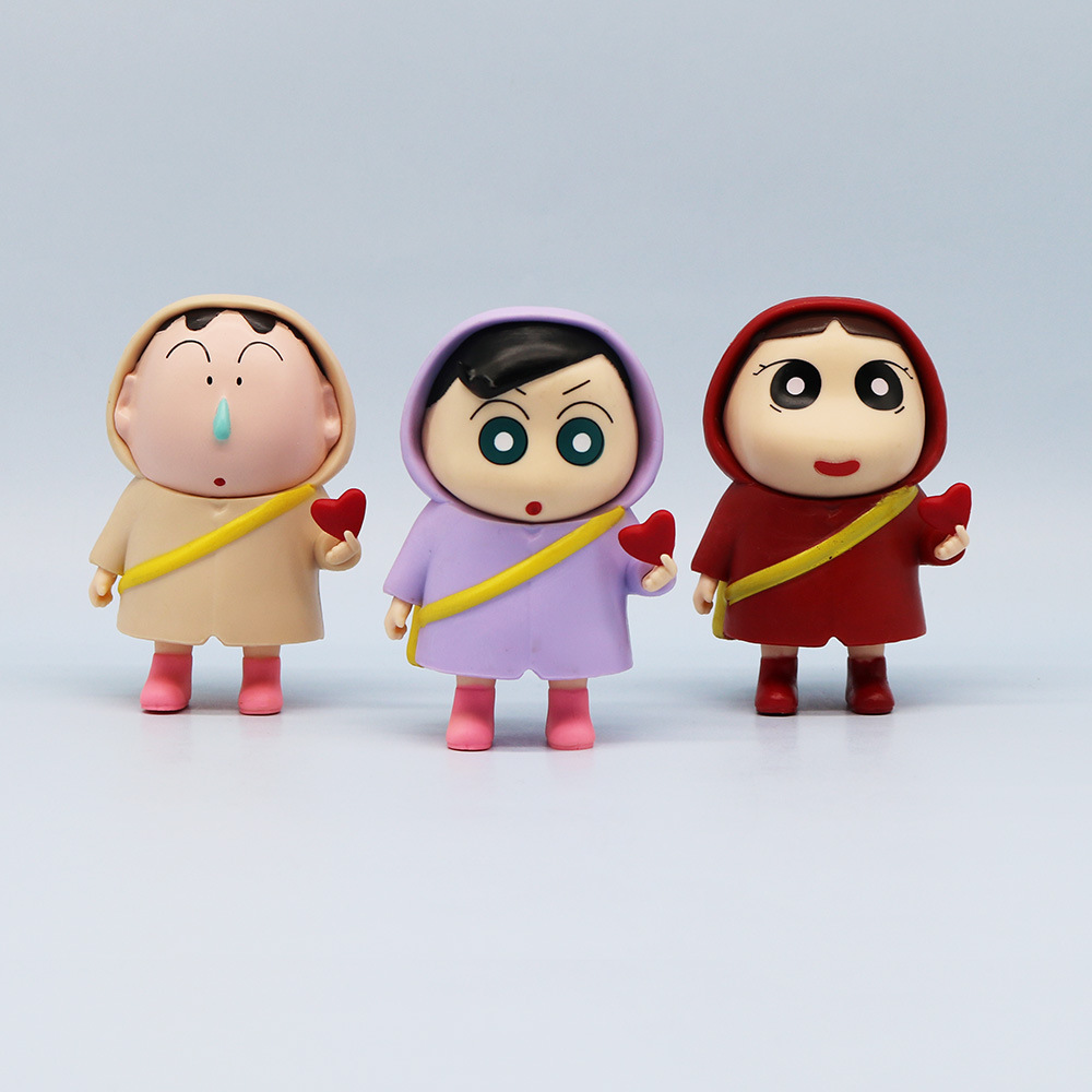 6pcs/set Anime Crayon Shin-cha - Desk Setup Kit avaliação e preço