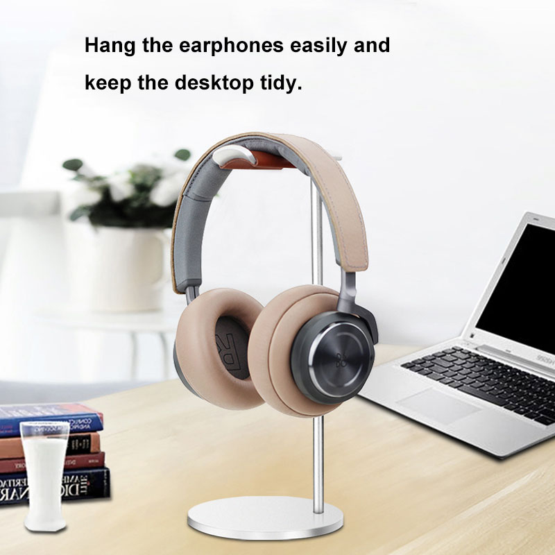 Curved Aluminum Headphone Stan - Gaming Setup Desk avaliação e preço
