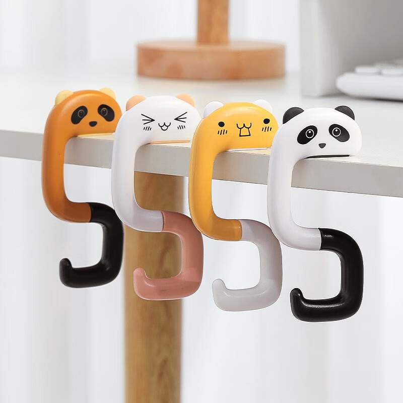 1pcs Cute Panda Schoolbag Hook - Desk Setup Kit avaliação e preço