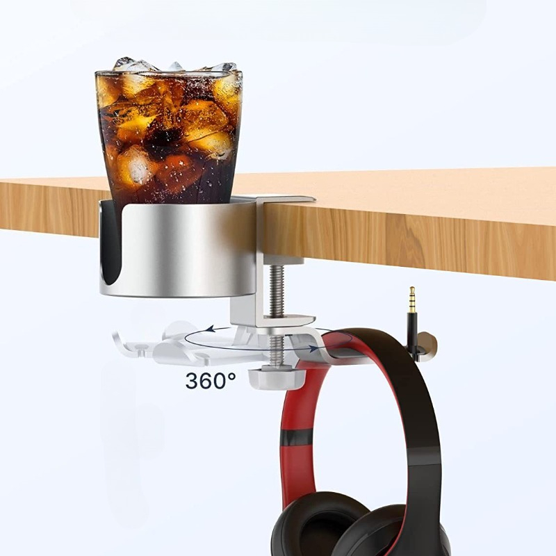 360° Rotating Desk Headphone H - Gaming Setup Desk avaliação e preço