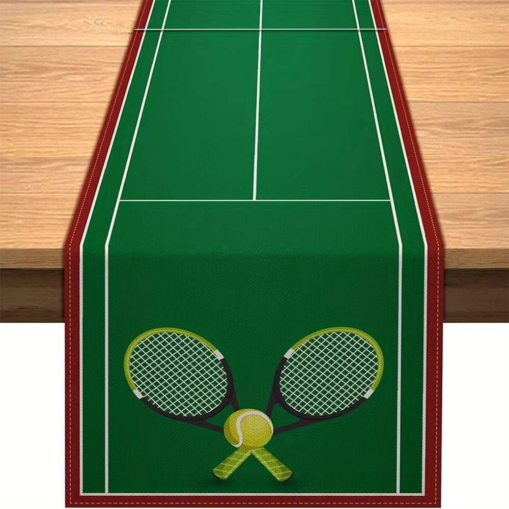 Tennis Court Theme Table Runne - Desk Setup Essentials avaliação e preço
