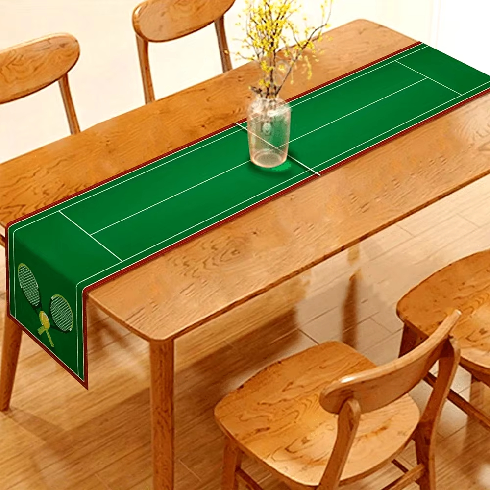 Tennis Court Theme Table Runne - Desk Setup Essentials avaliação e preço