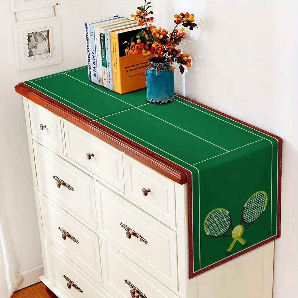 Tennis Court Theme Table Runne - Desk Setup Essentials avaliação e preço
