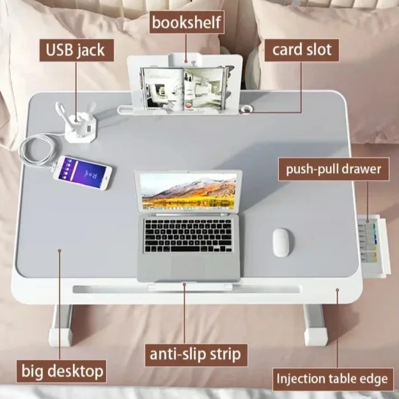 Laptop Bed Tray Table Adjustab - Desk Setup Maker avaliação e preço
