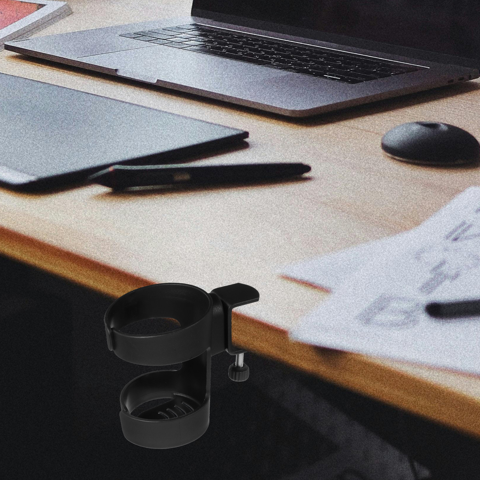 Desk Cup Holder Clamp Adjustab - Gaming Setup Desk avaliação e preço
