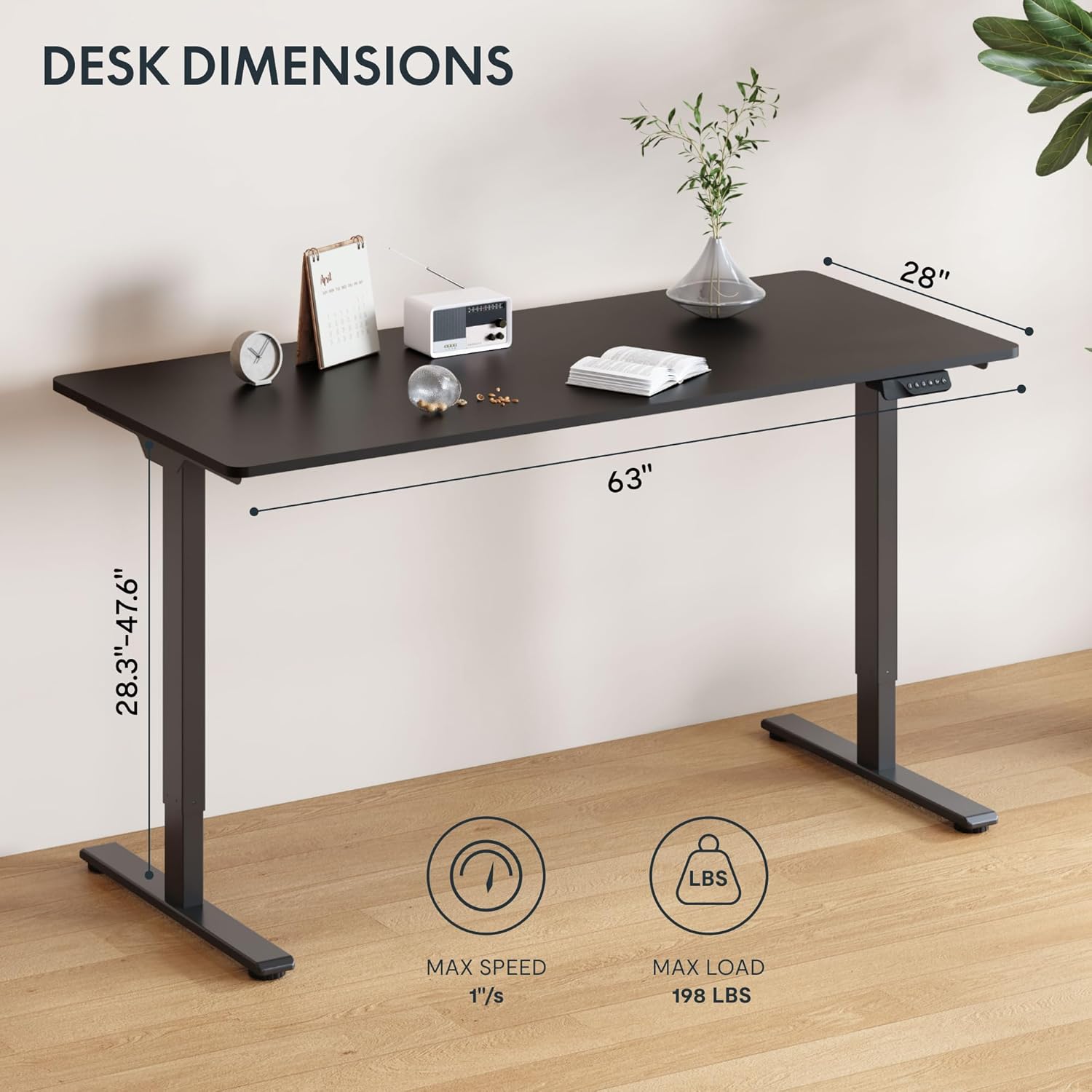 Electric Standing Desk with Du - Desk Setup Dual Monitor avaliação e preço