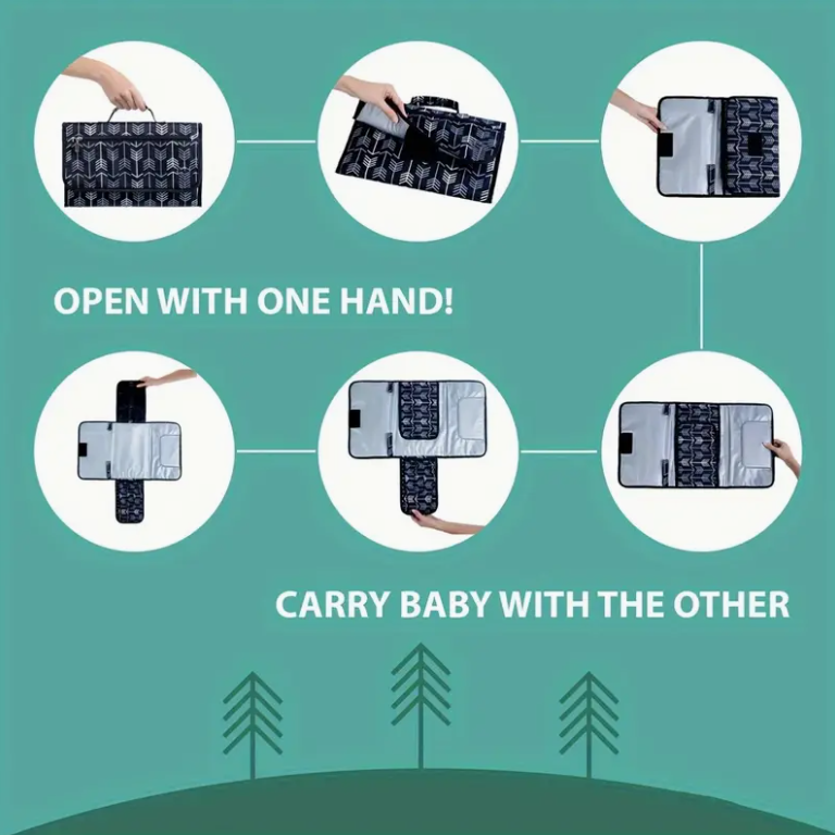 Portable Changing Pad for Diap - Desk Setup Essentials avaliação e preço