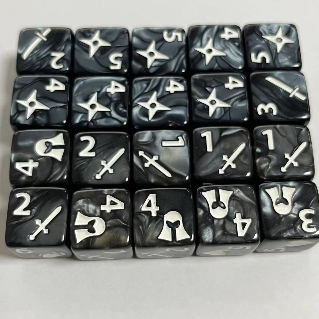10 Pcs Set of New 16mm 6 Sided - Gaming Setup Desk avaliação e preço