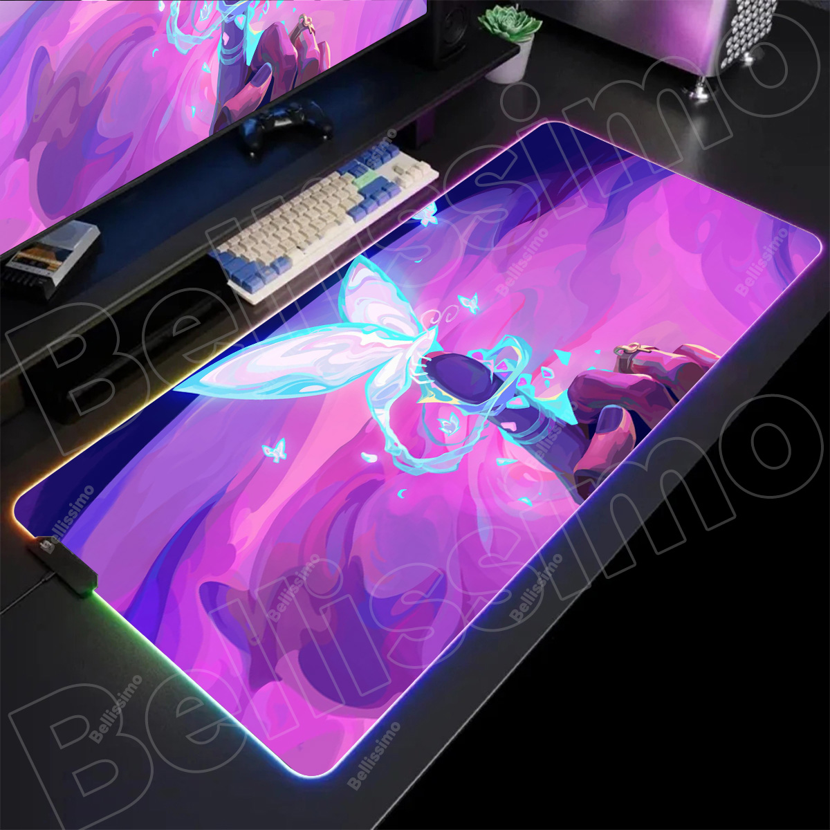 Mouse Pad Gamer Clove Valorant - Desk Setup Valorant avaliação e preço
