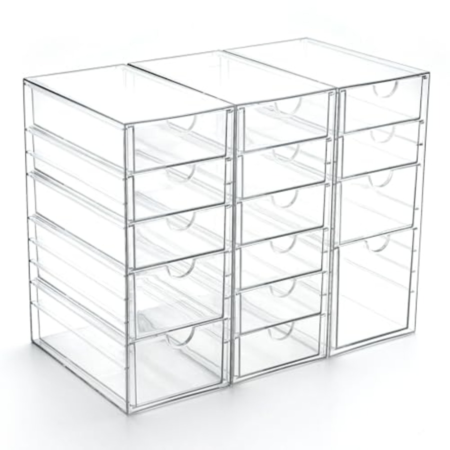 Acrylic Drawer Organizer with  - Desk Setup Kit avaliação e preço